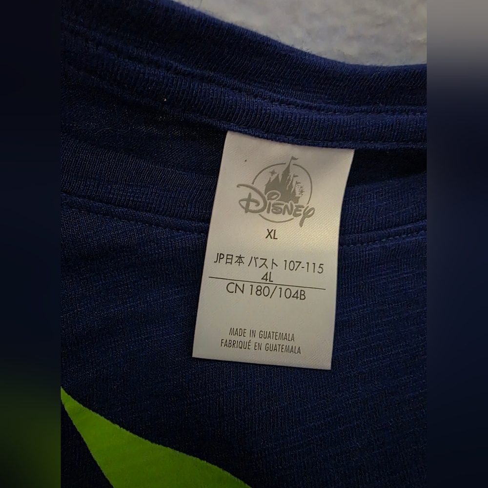 NWOT Disney Parks Poison Navy Blue T-Shirt NWOT Sz XL Women - Picture 3 of 3